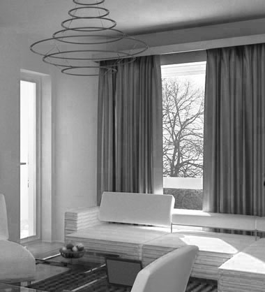 Gardinenschals Wohnzimmer
