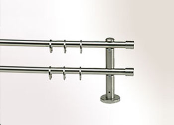 Gardinenstangen silber